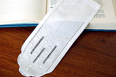 Hemstitch Polka Dots Bookmarks # 003 (12 pcs.set)